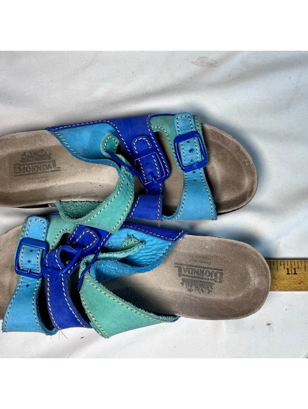 Bjornal Two Strap Kai Sandals Women’s Size 8 Blue